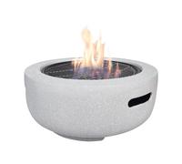 Field & Flame Dahlia Wood Burning BBQ Fire Pit in Concrete Grey Field & Flame Grey