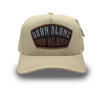 Field Grade Die Alone Trucker Cap Twill Mesh Baseball Cap Logo Embroidery Saying