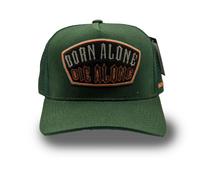Field Grade Die Alone Trucker Cap Twill Mesh Baseball Cap Logo Embroidery Saying
