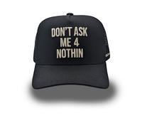 Field Grade Don't Ask Trucker Cap Twill Mesh Baseball Cap Logo Embroidery