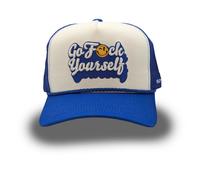 Field Grade Go F Yourself Trucker Cap Twill Mesh Basecap Logo Saying Embroidery