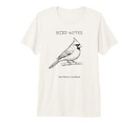 Field Guide Northern Cardinal Cute Birdwatching Birdwatcher Premium T-Shirt