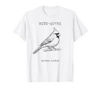 Field Guide Northern Cardinal Cute Birdwatching Birdwatcher T-Shirt