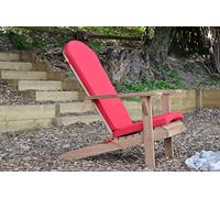 Field & Hawken - Red Adirondack Chair Cushion | 50mm Filling 180gsm Removable, Durable Cover | Cushion Only