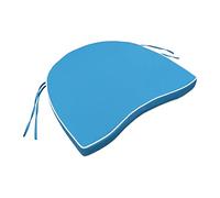Field & Hawken - Teal Blue Banana Chair Cushion | 50mm Filling | Luxury Quality | Removable, Durable Cover | Cushion Only