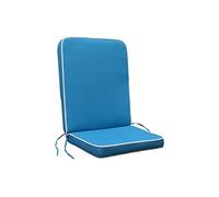 Field & Hawken - Teal Blue Seat Pad and Back Chair Cushion | 50mm Filling | Luxury Quality | Heavyweight 210gsm Removable, Durable Cover | 1 Cushion Only