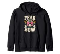 Field Hockey Fear The Bow Hockey Stick Quote Zip Hoodie