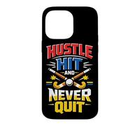 Field Hockey Hustle Hit And Never Quit Case for iPhone 14 Pro Max