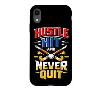 Field Hockey Hustle Hit And Never Quit Case for iPhone XR