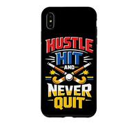 Field Hockey Hustle Hit And Never Quit Case for iPhone XS Max