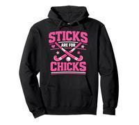 Field Hockey Sticks Are For Chicks Pullover Hoodie
