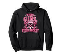 Field Hockey This Girl Loves Field Hockey Pullover Hoodie
