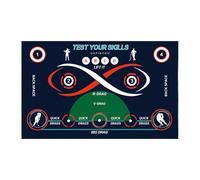 Field Hockey Training Mat | Field Hockey Practice Pad - 35.43x23.62 Inch Quiet Anti-Slip | For Indoor Outdoor School Ground Flat