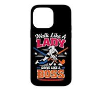 Field Hockey Walk Like A Lady Drive Like A Boss Case for iPhone 14 Pro Max