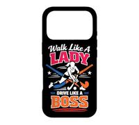 Field Hockey Walk Like A Lady Drive Like A Boss Case for iPhone 17 Pro