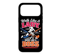 Field Hockey Walk Like A Lady Drive Like A Boss Case for iPhone 17 Pro Max