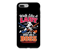 Field Hockey Walk Like A Lady Drive Like A Boss Case for iPhone 7 Plus/8 Plus