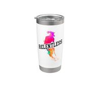 Field Hockey Watercolor Relentless Stainless Steel Insulated Tumbler