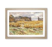 Field in France by John Singer Sargent Framed Print | A2 Oak Framed Wall Art | Ready to Hang | Modern Nature Picture | Living Room Bedroom Lounge Office