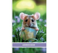 Field Mouse Address Book: Cute Mouse Floral Address Book | 130 Pages | Small 6x9