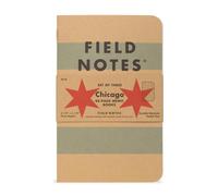 Field Notes 3 Pack - Chicago Memo Book - One Size - Menswear One Size