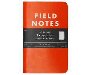 Field Notes 3 Pack Expedition Waterproof Notebooks One Size One Size