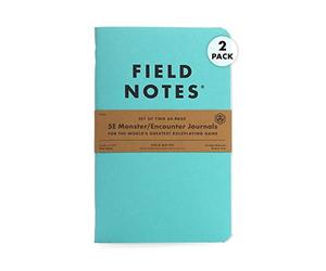 Field Notes: 5E Monster/Encounter Journal - 2 Pack - Monster and Encounter Notebook for Dungeons and Dragons Fifth Edition - 4.75 x 7.5 Inch