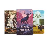 Field Notes: National Parks Series (Series C - Rocky Mountain, Great Smoky Mountains, Yellowstone) - Graph Paper Memo Book 3-Pack - 3.5 x 5.5 Inch