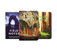 Field Notes: National Parks Series (Series D - Grand Teton, Arches, Sequoia) - Graph Paper Memo Book 3-Pack - 3.5 x 5.5 Inch