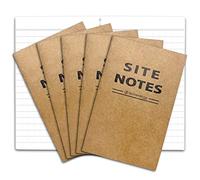 Field Notes Notebooks 5 Pack | Small Field Memo Book Notepad Refill for Refillable Leather Pocket Field Notes Cover, Leather Journal Wallet | Field Notes Universal White Paper Refill Stitched 3.5x5.5"
