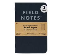 Field Notes Small Notebook 3.5" x 5.5" 48 Pages Ruled Paper Pack of 3