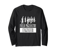 Field Pageantry Engineer Funny Marching Band Music Directors Long Sleeve T-Shirt