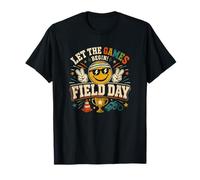Field Play Day Let The Games Begin Competition Teacher T-Shirt