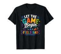 Field Play Day Let The Games Begin Elementary Teacher T-Shirt