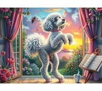 Field Poodle 500-piece Jigsaw Puzzle Set Fantastic Beasts For Adults Teens 14+ Logic Skill Indoor Game Family Game Night Summer Durable Material 500 PCS