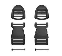 Field Repair Buckle Plastic Buckle Adjustable Buckle 1 Inch Strap Flat Side Release for Military Grade Buckles,Tactical Backpack Hiking Backpack Repairing, Dual Adjustable 2pc, 1 Inch