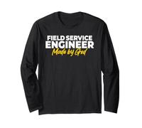 Field Service Engineer Made By God Long Sleeve T-Shirt