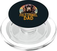 Field Spaniel Dog Dad Retro Funny My Dogs Are My Cardio PopSockets PopGrip for MagSafe