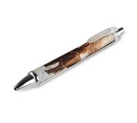 Field Spaniel in The Winter Landscape Cute Retractable Ballpoint Pen 0.5 Mm Fine Smooth Writing for Home Office Black 1 PCS AS PIC 3