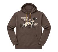 Field & Stream mens Backstrap Hoodie, Pointer/Espresso, L