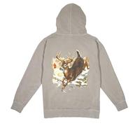 Field & Stream Men's Hoodie Hooded Sweatshirt, Deer Vol. 129 No. 2/Grey, XXL