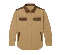Field & Stream mens Tungsten Corduroy Shirt Jacket, Khaki, L