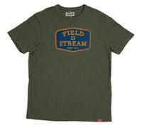 Field & Stream Slub Short Sleeve Graphic Tee Shirt, Legacy/Cream, Roosevelt/Olive Green, XL