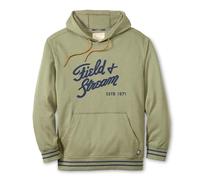 Field & Stream Tackle Twill Lightweight French Terry Applique Hoodie, Olive, M