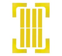 Field Tape - Sports Marker for Layout Precision | Flexible Pitch Boundary Accessory with Weather Resistant Grip and Luminous Colour Boards for Use on Playgrounds, Recreation Areas and Page