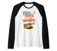 Field Trips are My Favorite Field Trip Raglan Baseball Tee