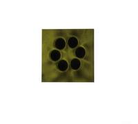 Field Viewer for Magnetic Field Detection - 50x50mm 25x25mm 30x30mm Reusable Film to Visualize Static Magnetic Fields, Yellow, 1 Piece(F)