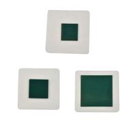 Field Viewer Membrane for Static Magnetic Field Visualization, 50 x 50 mm Flexible Dark Green Detection Film, Educational & Scientific Research Tool