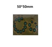 Field Viewer Pattern Display Membrane Card Detector for Magnetic Field Visualization, 50x50mm Yellow, True Color & Gray Effect, Flexible Film for Science Education, Quality Control and Resea