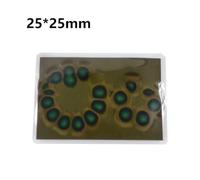 Field Viewer Pattern Display Membrane Card Detector for Magnetic Field Visualization, 50x50mm Yellow, True Color & Gray Effect, Flexible Film for Science Education, Quality Control and Resea